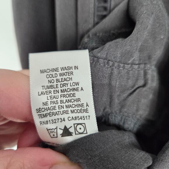 Anthropologie Cloth & Stone Charcoal Gray Sleeveless Julianna Jumpsuit Size M‎ - Picture 11 of 11